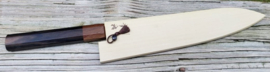 Konosuke MM Blue gyuto (chef's knife), 210 mm, Khii ebony -incl. saya-