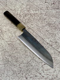 CUSTOM Kagemitsu Amefuri Kurouchi Aogami #1 Santoku (universal knife), 180 mm