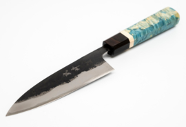CUSTOM Takeo Murata Sanmai Petty Aogami #1 petty (office knife), 135 mm