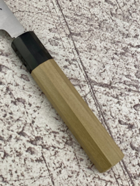 Konosuke HD-2 Wa-Petty (officemes), Octagonaal handvat, Honoki/buffelhoorn, 180 mm -Saya-