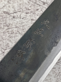 CUSTOM Kagemitsu Amefuri Kurouchi Aogami #1 Gyuto (chefsmes), 240 mm