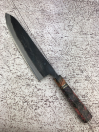 CUSTOM Kagemitsu Amefuri Kurouchi Aogami #1 Gyuto (chef's knife), 240 mm
