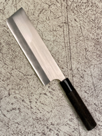 Kajibee Sabi nikui Aogami Nakiri Jigata (groentemes), 165 mm - Kaj-15-