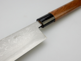 Tosa Matsunaga Aogami damascus Sujihiki (sashimi knife), 300 mm