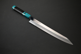 Tadokoro Kiritsuke Yanagiba (sushi knife), 270 mm, Mirror Polish, Minesori (Custommade)