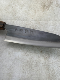 CUSTOM Kagemitsu Amefuri Kurouchi Aogami #1 Santoku (universal knife), 180 mm