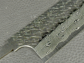 Nigara STRIX Tsuchime Migaki Bunka (universal knife) 180 mm -blade only-