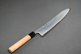 Kagemitsu Kitadake, Gyuto (chefsmes), Shirogami #1 staal, 240 mm -kersenhout-