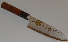 Konosuke Fujiyama Wa-Santoku (universeel mes), 180 mm - Sakura -