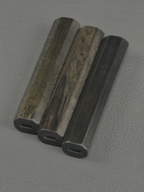 Traditioneel octagonaal Coromandel Ebbenhout handvat (maat M)