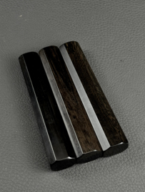 Traditioneel octagonaal Coromandel Ebbenhout handvat (maat M)