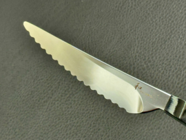 Mitsuboshi Nagomi set 2 steak knives, 90 mm  Black and Black pakkawood handle-