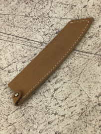 Leather saya (protective cover) for narrow knives up to 16 cm