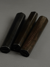 Traditional D-shaped Coromandel Ebony handle (size L)