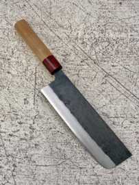 Muneishi Damascus Aogami Nakiri (groentemes), 165 mm -Kuroichi-