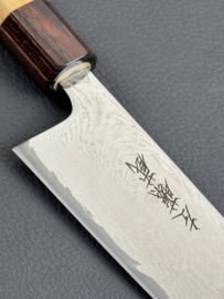 Hidari Tozo Sasaki, Bunka 170 mm (universal knife), AUS10 damascus