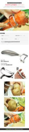 Shimomura peeler, stainless steel, -VDP-01-