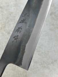 Kagemitsu Amefuri, Kiritsuke , 270 mm, Sanmai, Aogami #1, -non-stainless cladding - sharpened-