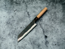 Yosimitu Kajiya Shirogami Kiritsuke Bunka kuroishi (universal knife), 180 mm