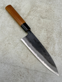 Kyohei Aogami Funayuki (universal knife), 170 mm- Keyaki-