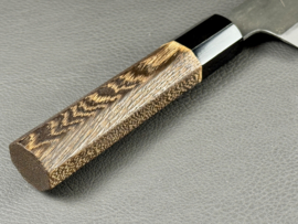 Mutsumi Hinoura Ajikataya Kuroichi Gyuto (chef’s knife), 210 mm -octagonal-