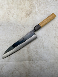 Fukushima 暗い Kurai Kuroichi, Aogami #2, Gyuto (Chef's knife) 210 mm, oak handle