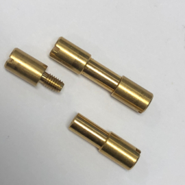 Corby bout (Corby Style Bolt) -Messing- 5mm x 4mm