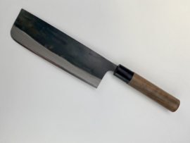 Tosa Niyodogawa Aogami #1 Nakiri kuroishi (vegetable knife), 165 mm