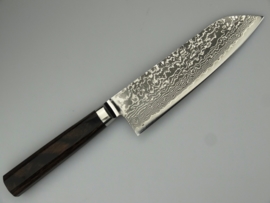 Takamura Hana Damascus Santoku (universeel mes), 165 mm