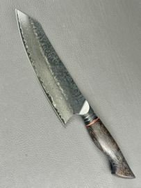 Katsumoto 太古の刀 Taikō no Tō Kuro, Kiritsuke santoku 190 mm (universeel mes)