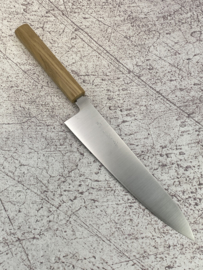 Konosuke GS+ gyuto (chefsmes), 240 mm, Khii Kastanjehout -saya-