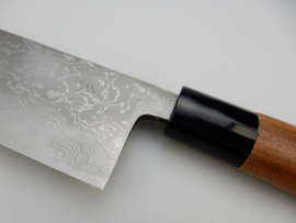 Tosa Matsunaga Aogami damascus Santoku (universal knife), 180 mm