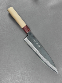 Muneishi Damascus Aogami Gyuto (Chefsmes), 210 mm -Kuroichi-