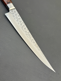 Kagemitsu Senshi VG-10 Tsuchime damascus Funayuki 210 mm (Fillet/Fish knife- Slicer)