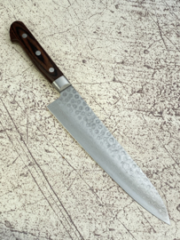 Kagemitsu Senshi VG-10 Tsuchime damascus Gyuto 210 mm (chefsmes)