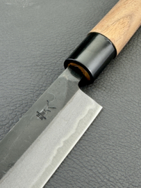 Kagemitsu Sadamune Aogami #2 Kiritsuke kuroishi (petty/chefsmes), 150 mm