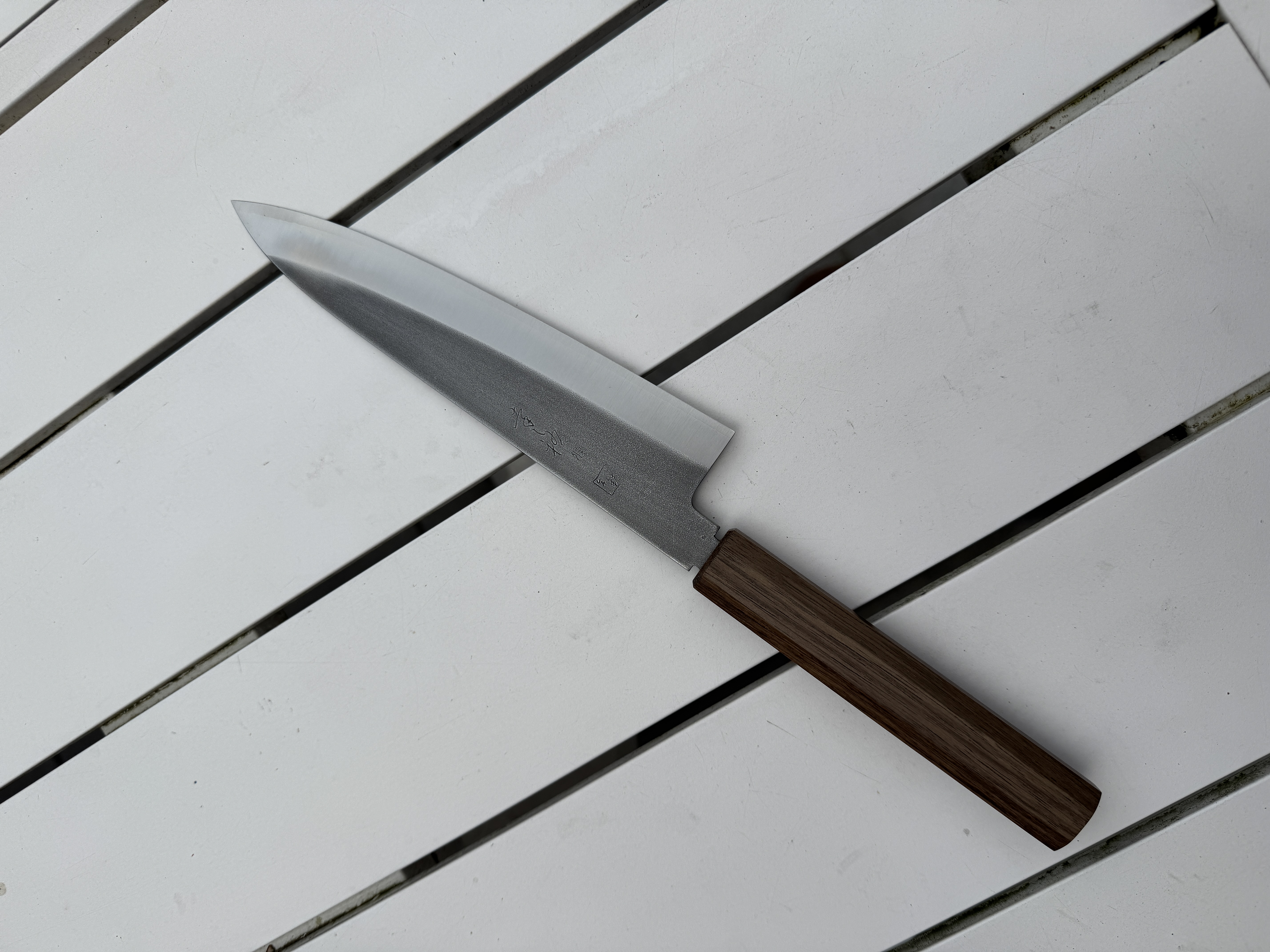 Konosuke Sanjo GS+ Nashiji wa-gyuto (chef's knife), 210 mm, Khii Laurel