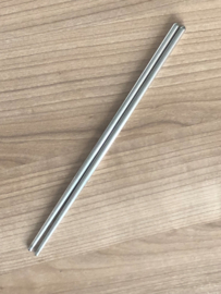 Asian chopsticks round -Stainless steel-