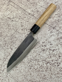Muneishi Aogami SS clad Santoku (universal knife), 150 mm -Kuroichi-