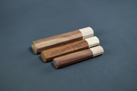 Traditional octagonal handle - Rosewood with white Ash ferrule - (3 sizes available)