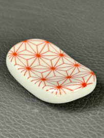 Chopstick holder stone (red graphic)