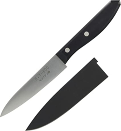 Kanetsune ST-600 Petty (office knife), 105 mm -western handle- with saya