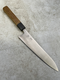 Fukushima 素晴らしい Subarashī, Aogami Super, Gyuto (Chef's knife) 210 mm,  Oak handle
