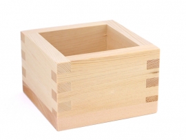 Houten Masu Cup (traditionele Sake beker)