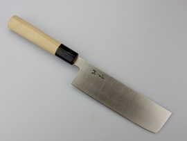 Konosuke Swedish Steel Wa-Nakiri (groentemes), 180 mm