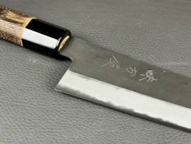 Mutsumi Hinoura Ajikataya Kuroichi Gyuto (chef’s knife), 210 mm -octagonal-