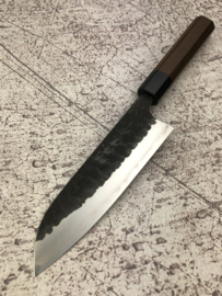 Anryu Aokami Super Tsuchime Kuroichi santoku (universeel mes), 170 mm