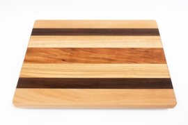 Unique cutting board (handmade), Beech, walnut, ash, cherry.
