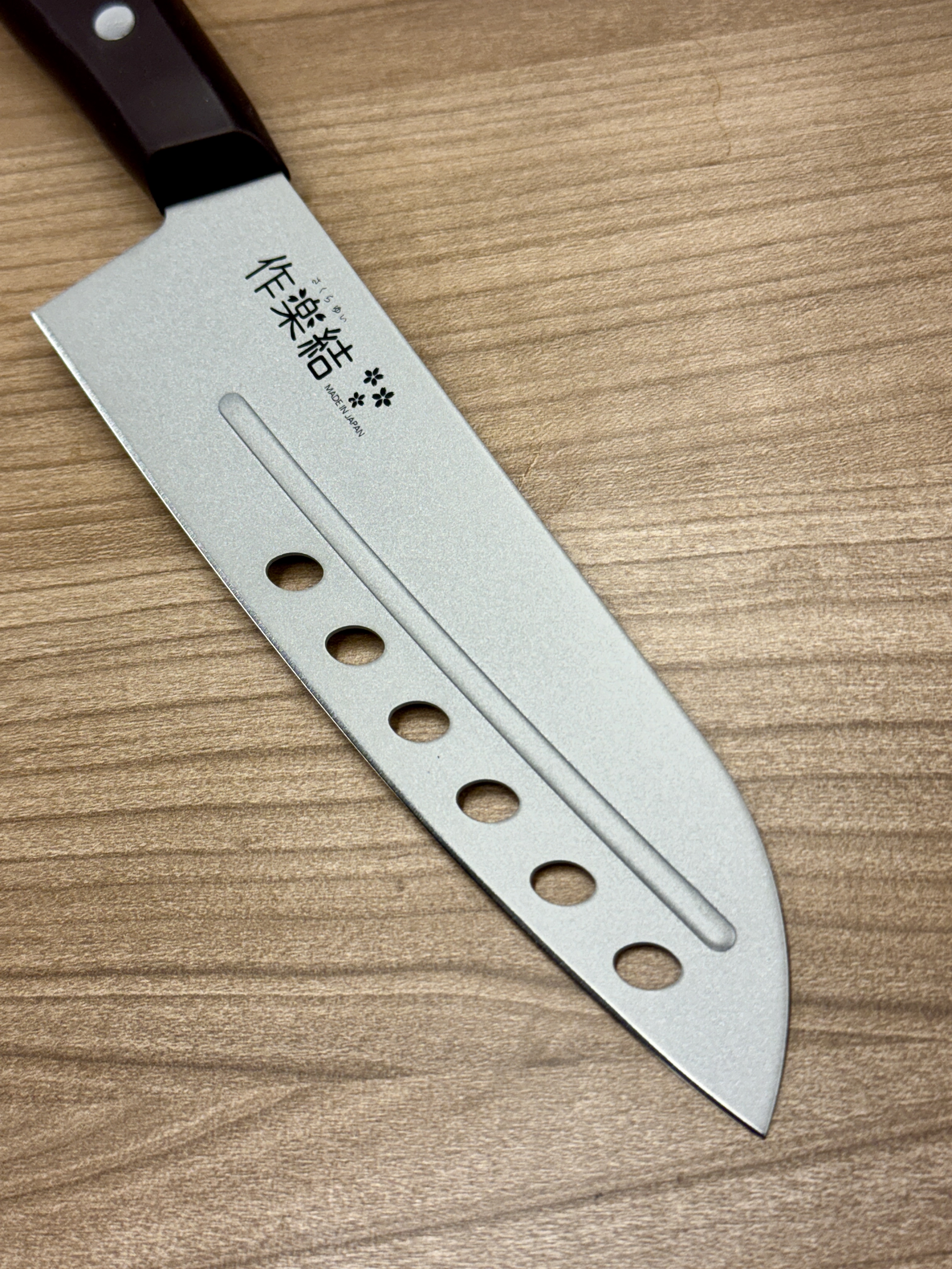 Shimomura Sakurayui Fluorine Bannou Santoku 165 mm