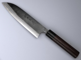 Anryu Shiro Sumi Santoku (universeel mes), 165 mm